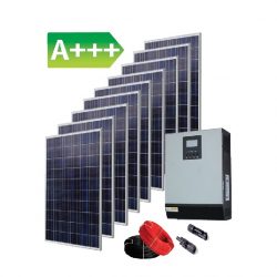 2,43 kW saulės elektrinės komplektas