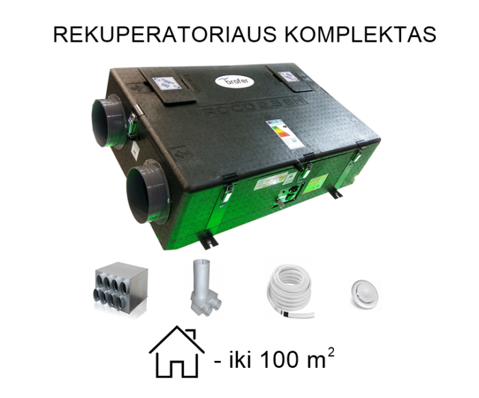 Rekuperatoriaus komplektas Nr.2