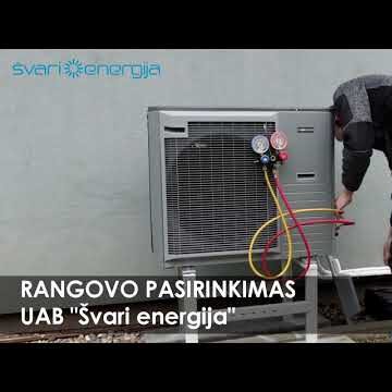Šilumos siurblių montavimas