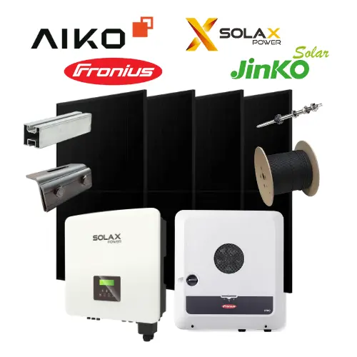 10 kW saulės elektrinė