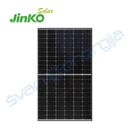 Jinko NEO moduliai, saulės elektrinė, stiklas/stiklas