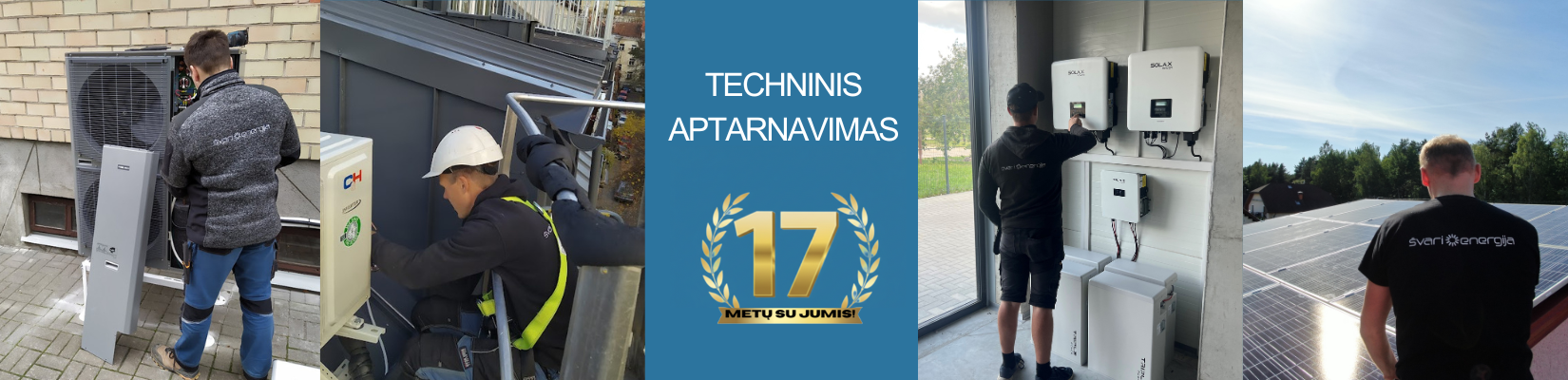 Techninis įrangos aptarnavimas, remontas, dalys.